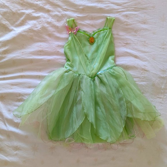 Disney Tinker Bell Dress Age 9-10/Adult Small EUC - Picture 1 of 6